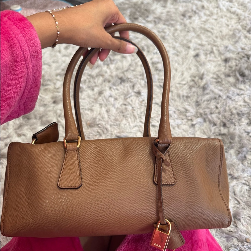 Vintage PRADA Bauletto Leather Women's Bag